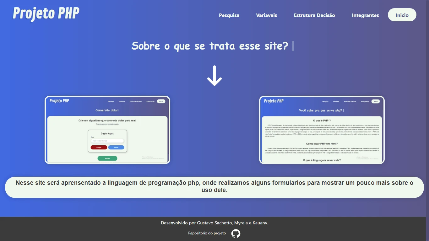 Projeto atividades PHP