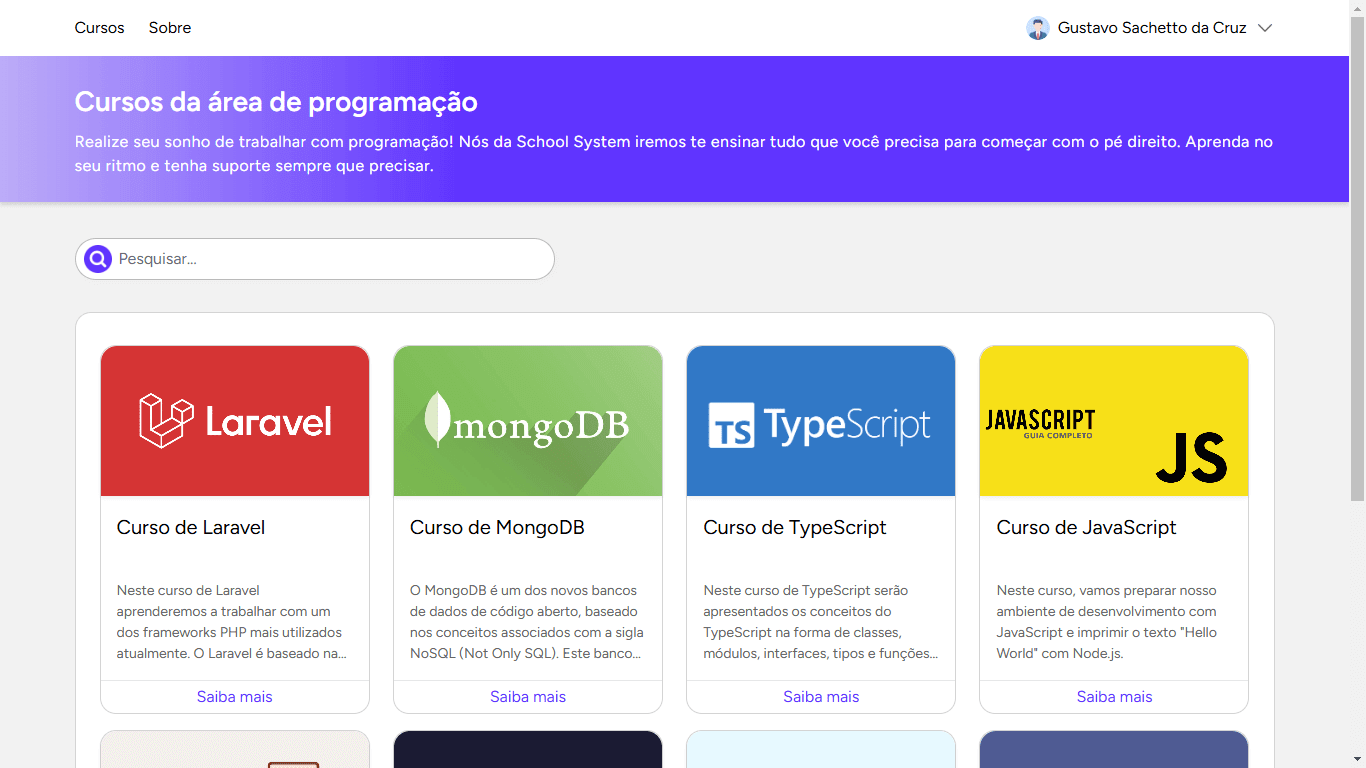 Projeto school system