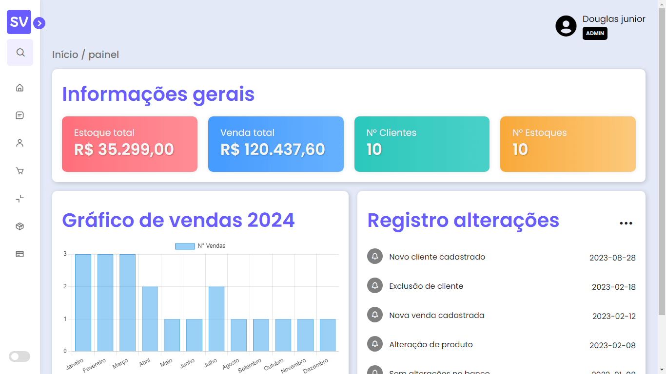 Projeto sistema venda